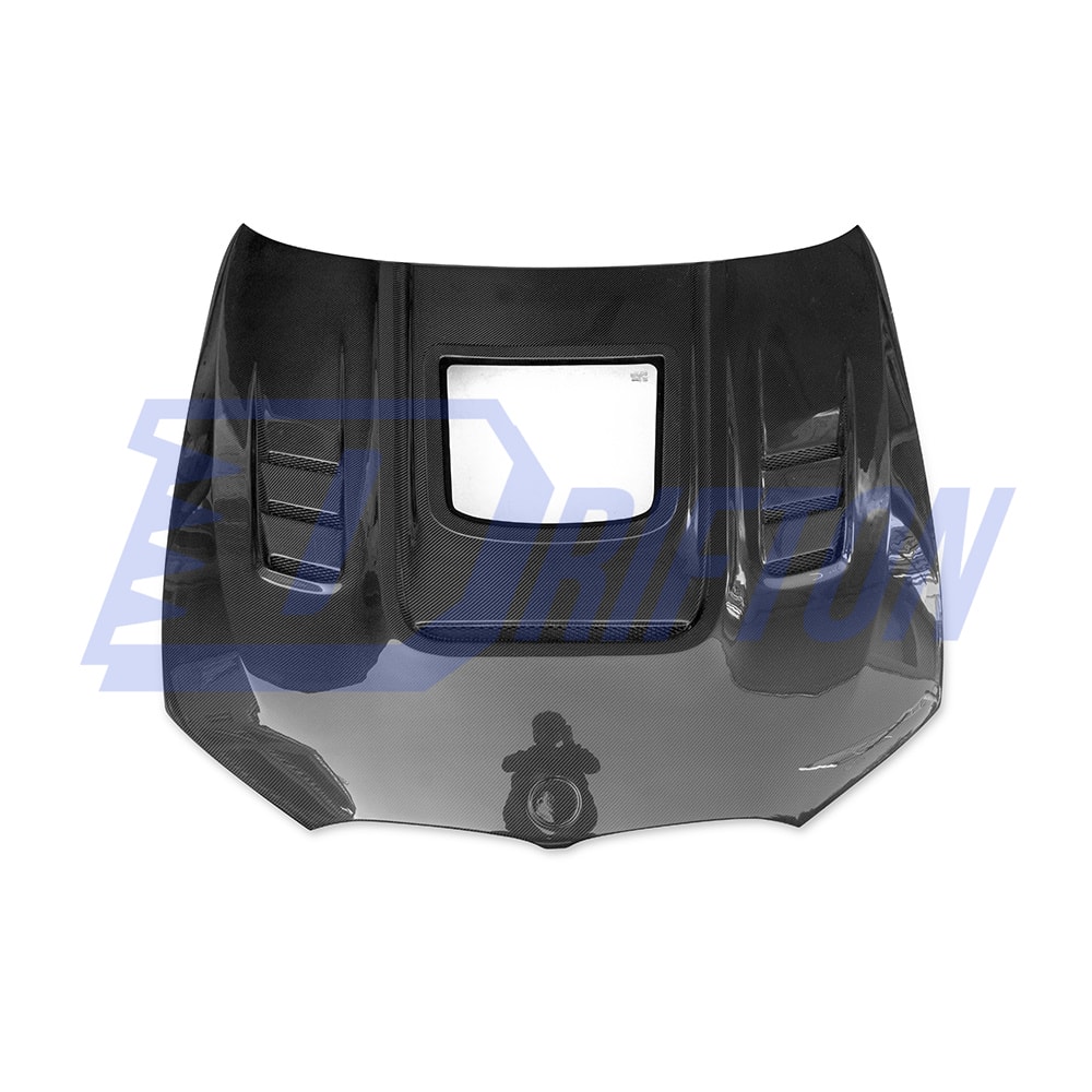 CMST Style Carbon Fiber Glass Transparent Hood Bonnet For BMW 3 Series G20 2019-2025
