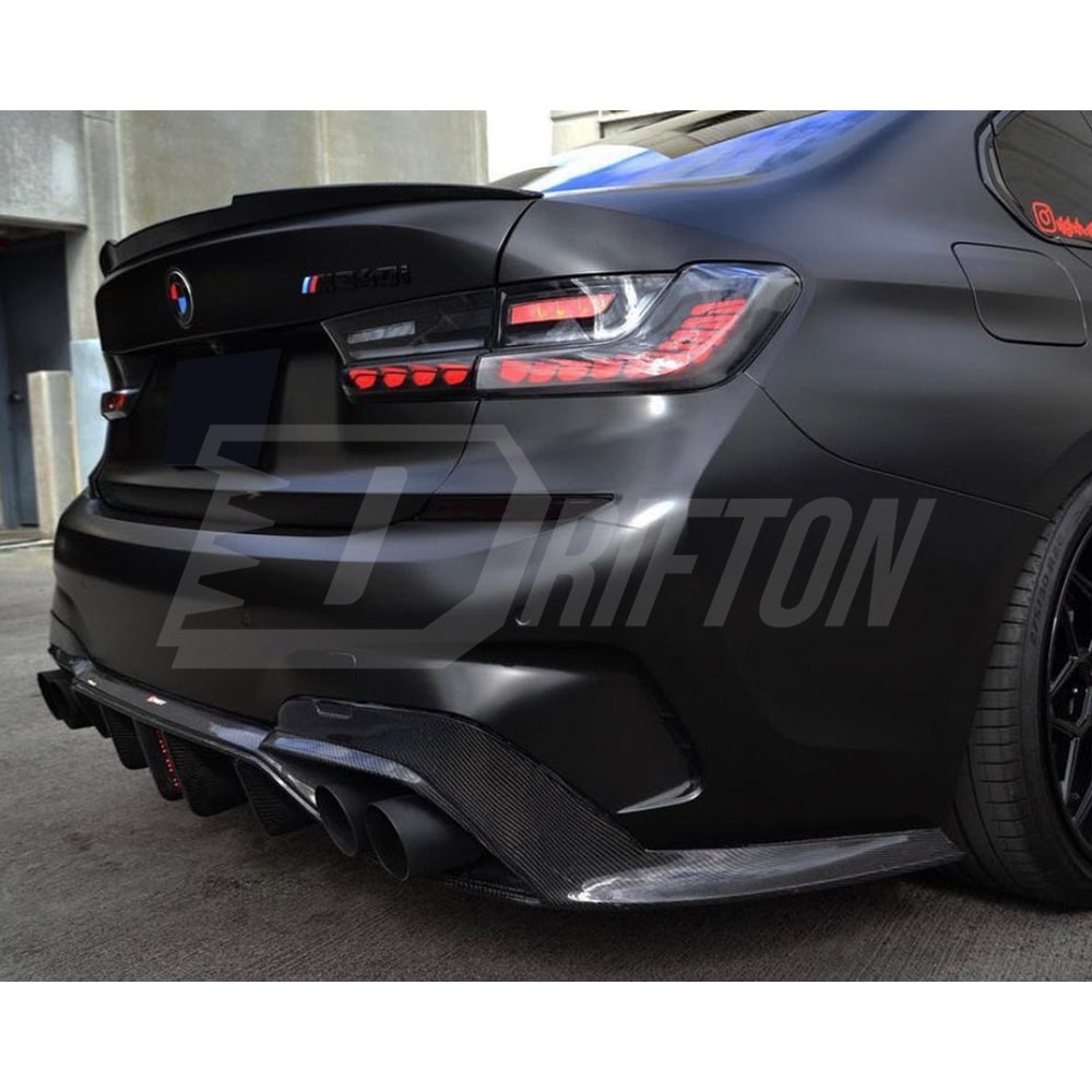 CMST Style Carbon Fiber Rear Diffuser For BMW 3 Series G20 2019-2022