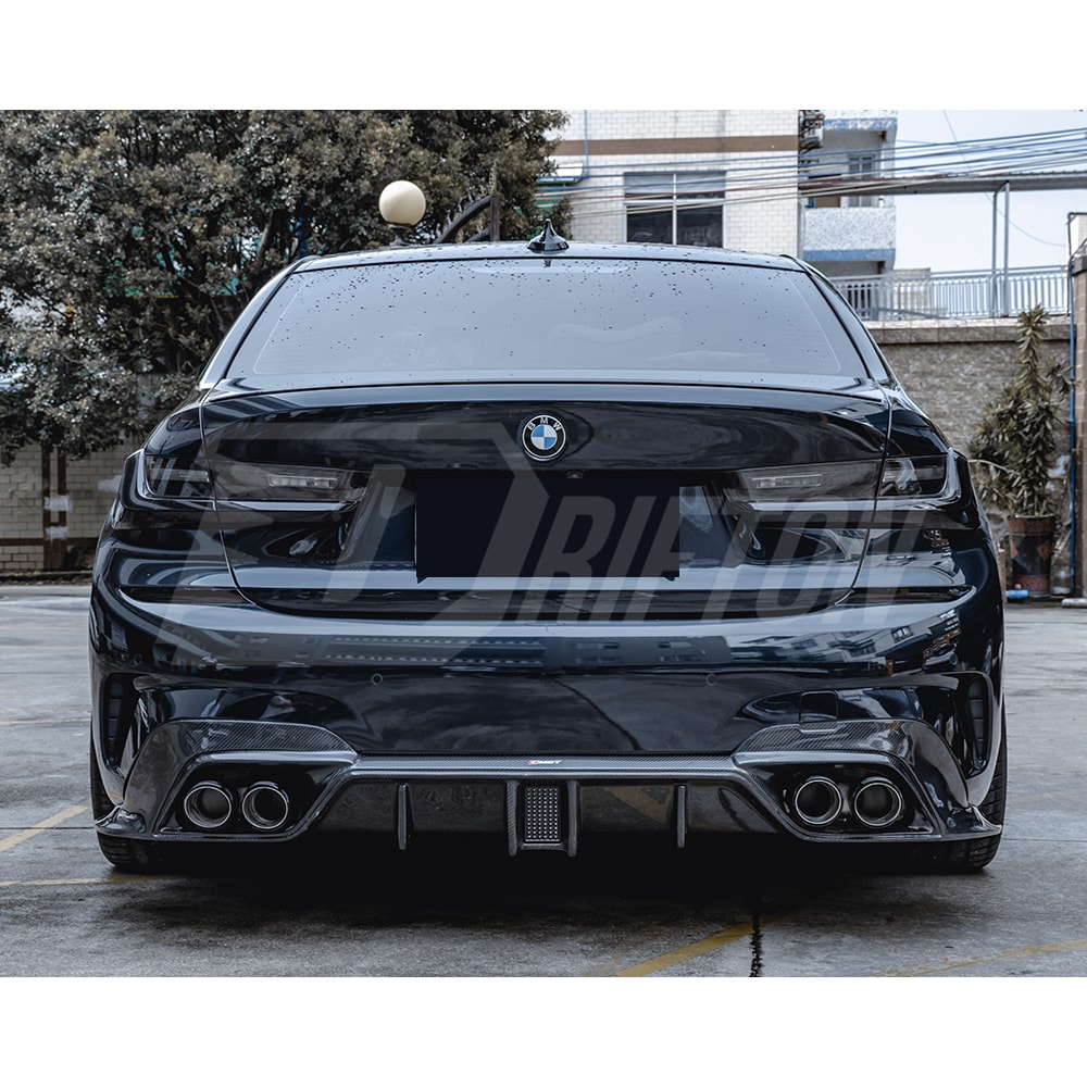 CMST Style Carbon Fiber Rear Diffuser For BMW 3 Series G20 2019-2022