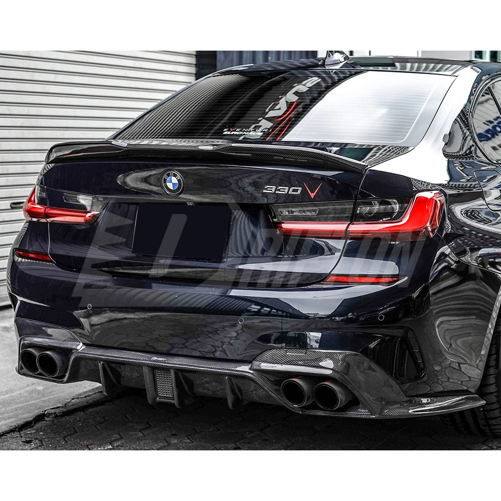CMST Style Carbon Fiber Rear Diffuser For BMW 3 Series G20 2019-2022