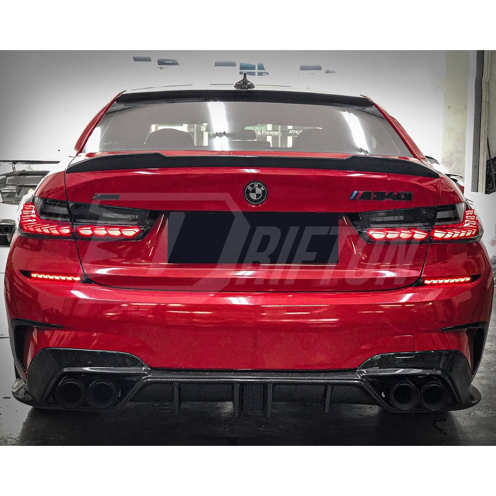 CMST Style Carbon Fiber Rear Diffuser For BMW 3 Series G20 2019-2022