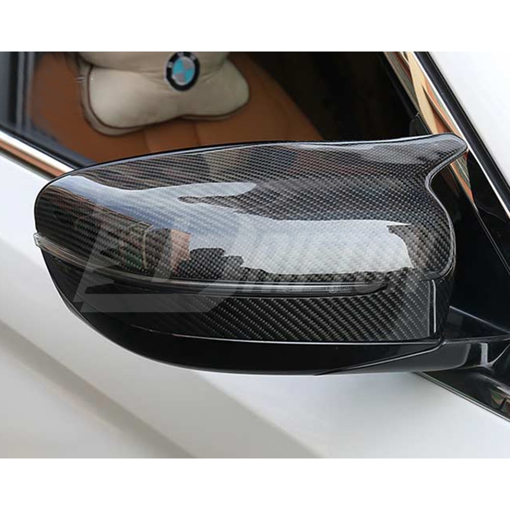 M5 Style Dry Carbon Fiber Add On Mirror Cover For BMW 3 Series G20 2019-2025 LHD RHD