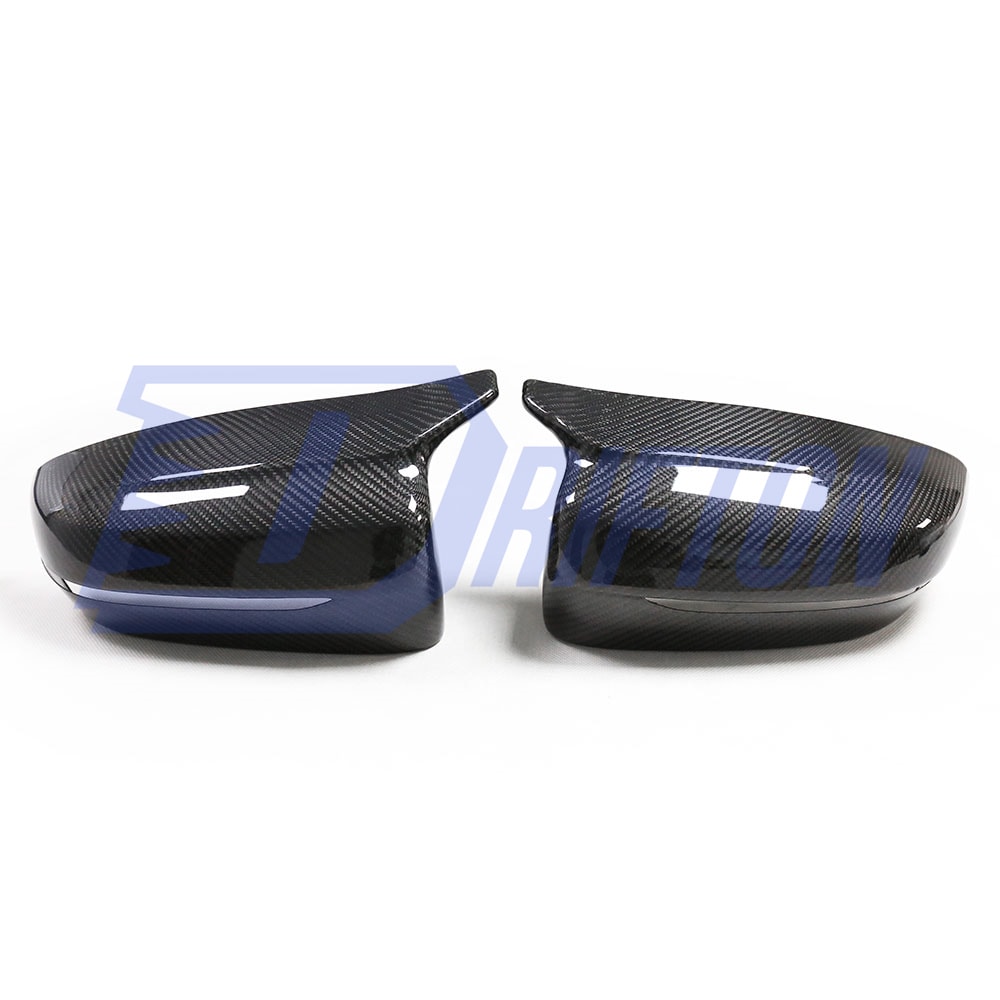 M5 Style Dry Carbon Fiber Add On Mirror Cover For BMW 3 Series G20 2019-2025 LHD RHD