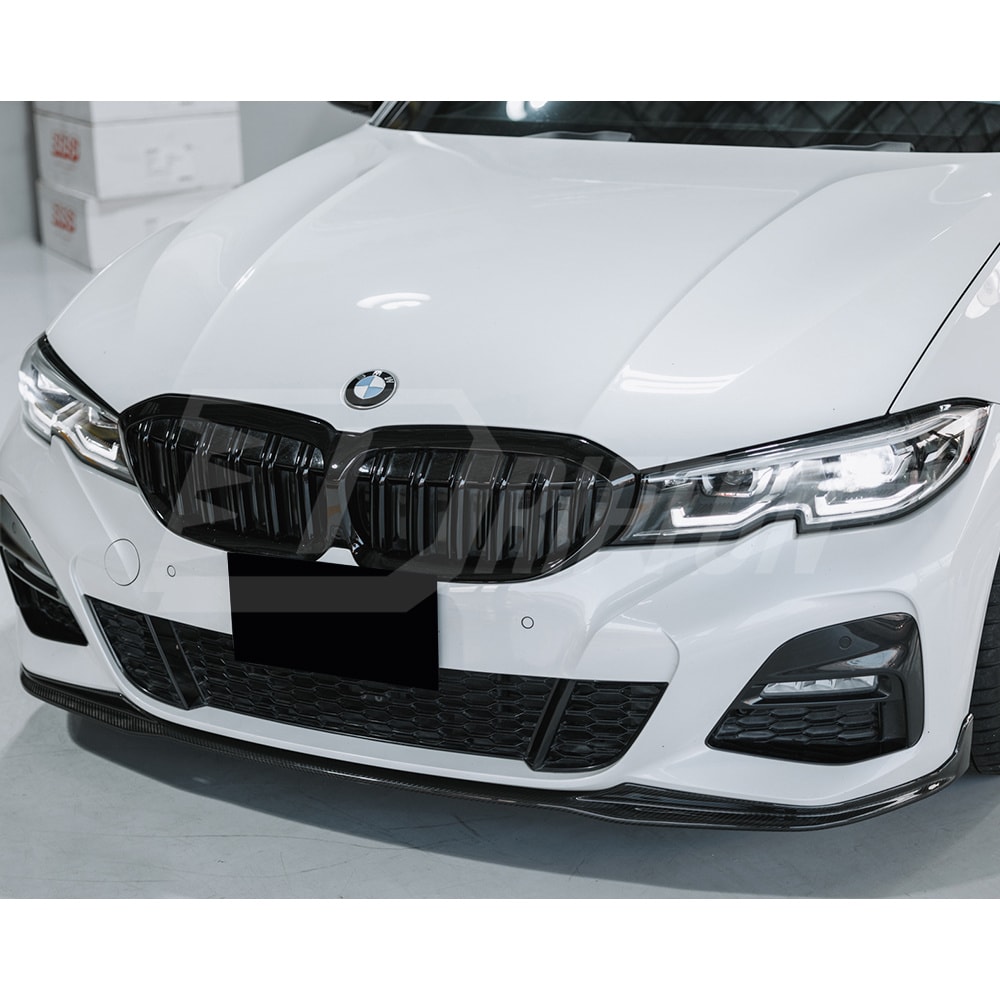 MP Style Carbon Fiber Front Lip For BMW 3 Series G20 2019-2022