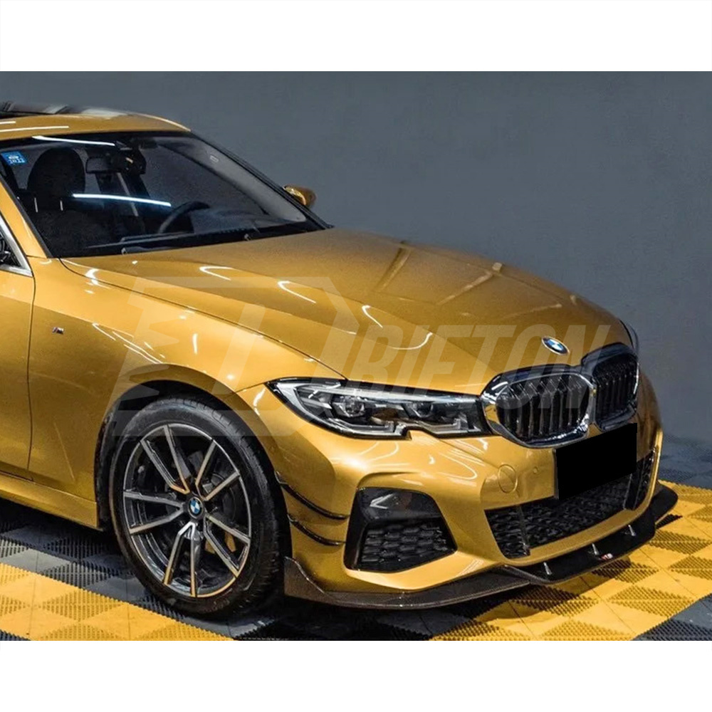TAKD V1 Style Dry Carbon Fiber Front Lip For BMW 3 Series G20 2019-2022