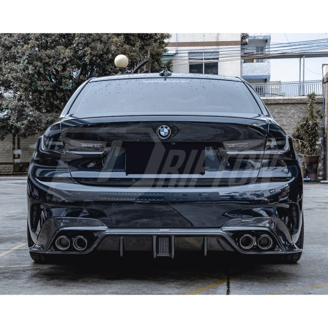 CMST Style Carbon Fiber Rear Diffuser For BMW 3 Series G20 2019-2022