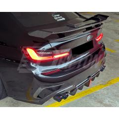 MP GT Style Carbon Fiber Rear Spoiler Wing For BMW 3 Series G20 2019-2025