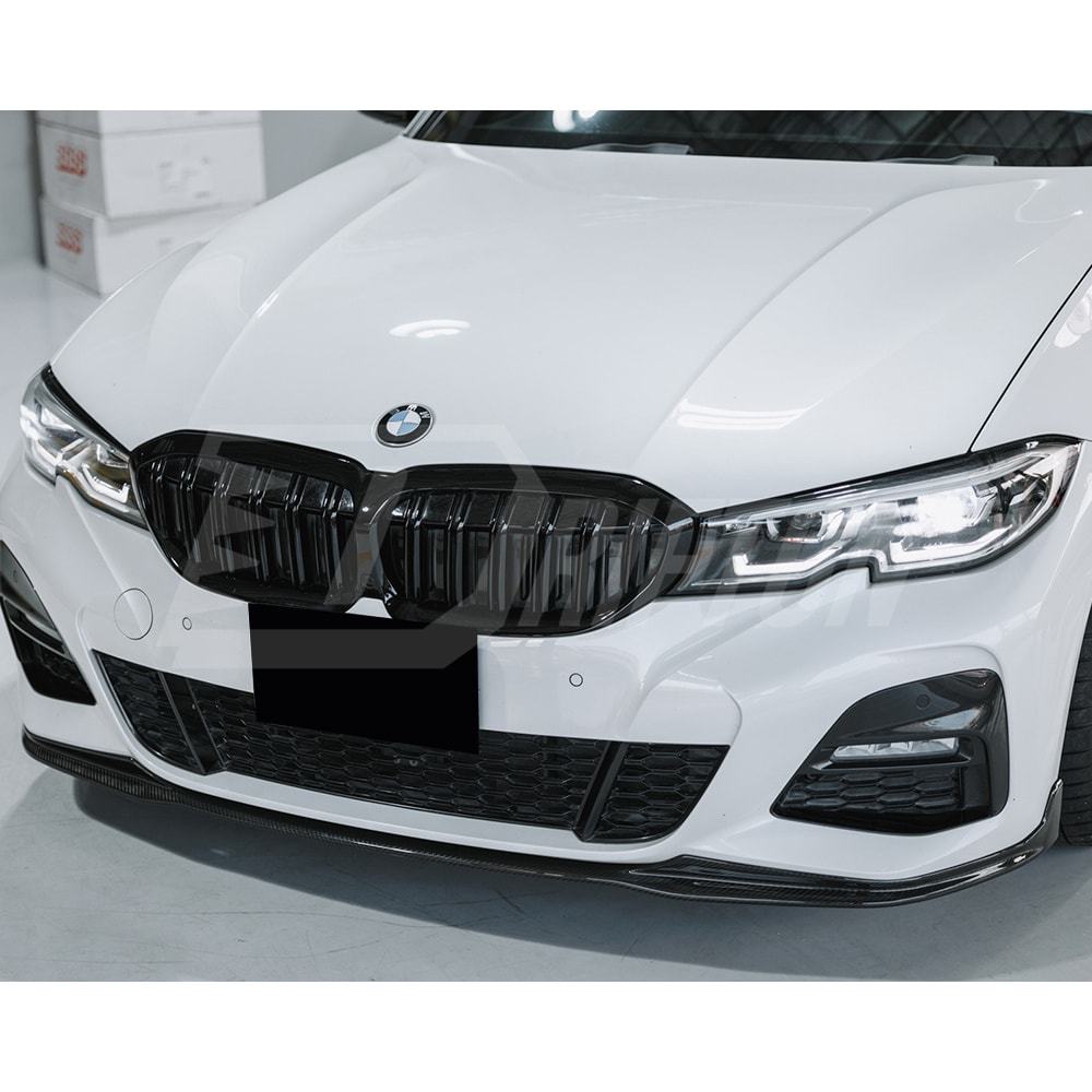 MP Style Carbon Fiber Front Lip For BMW 3 Series G20 2019-2022