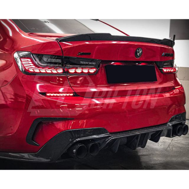 CMST Style Carbon Fiber Rear Diffuser For BMW 3 Series G20 2019-2022