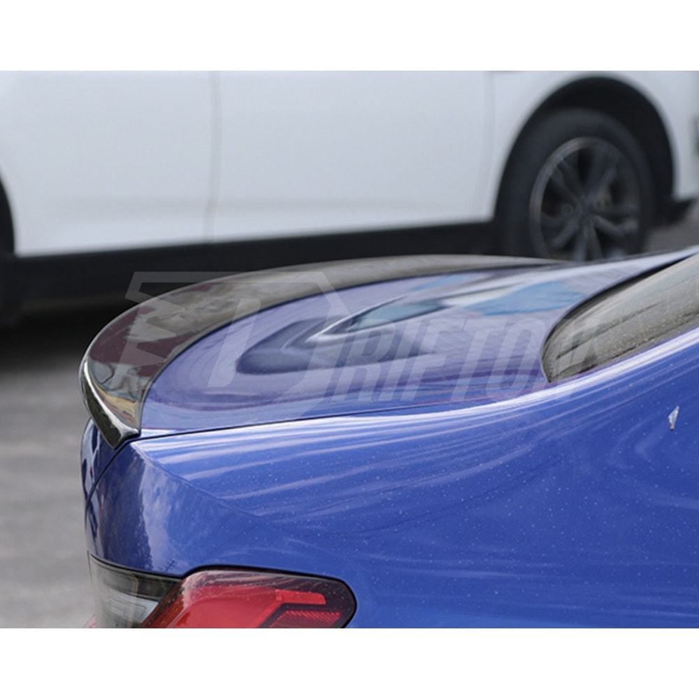AC Style Carbon Fiber Trunk Spoiler Rear Wing For BMW 3 Series G20 2019-2025