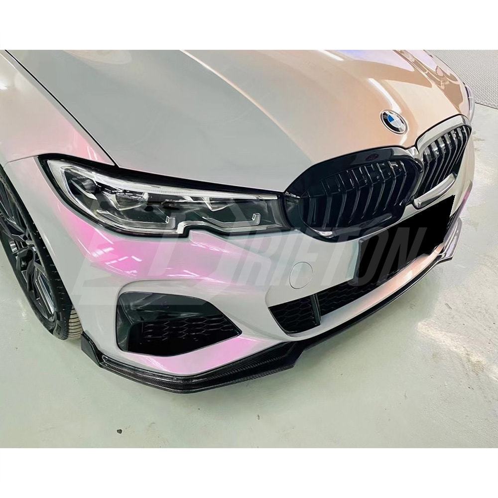 MP Style Carbon Fiber Front Lip For BMW 3 Series G20 2019-2022