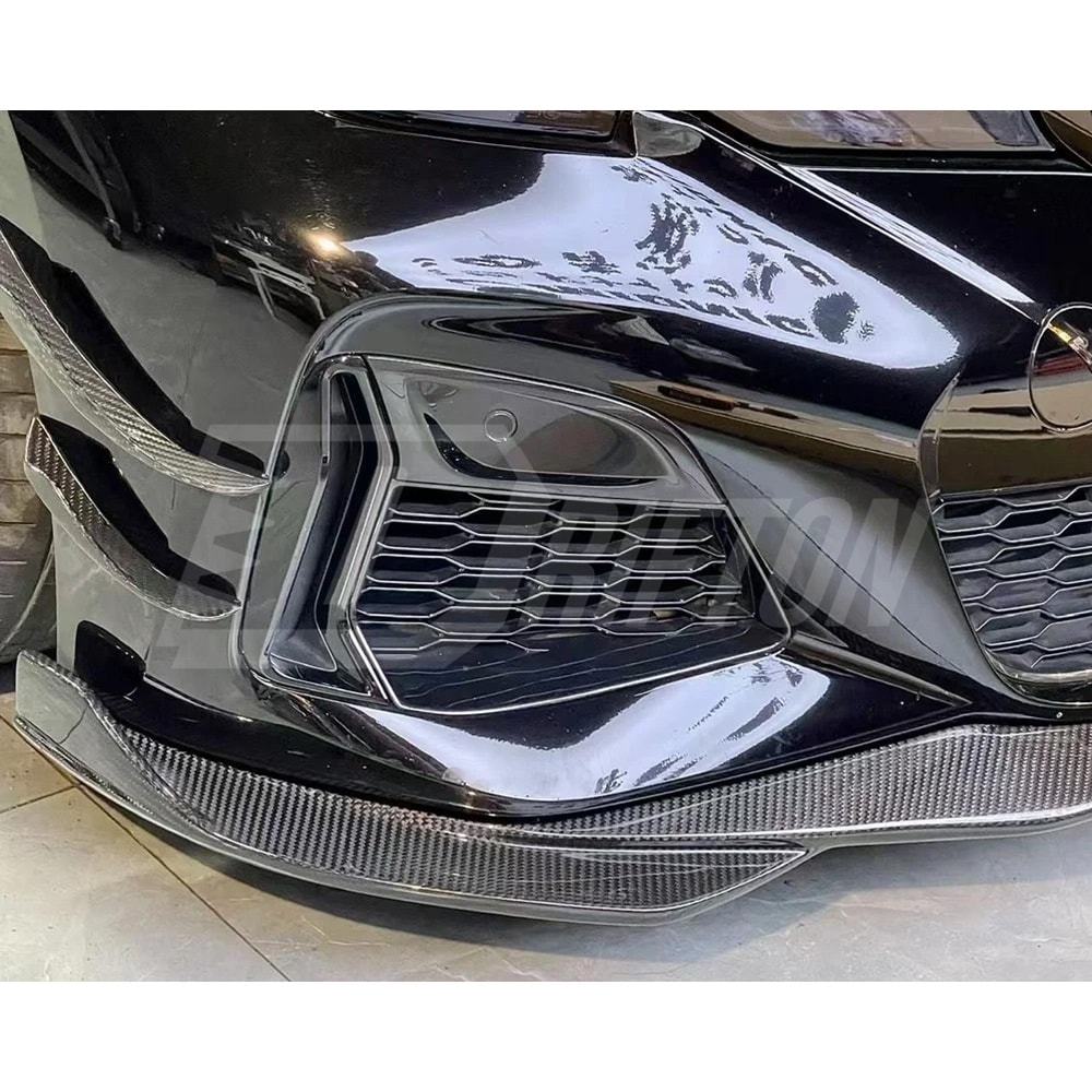 TAKD V2 Style Dry Carbon Fiber Front Lip For BMW 3 Series G20 2019-2022
