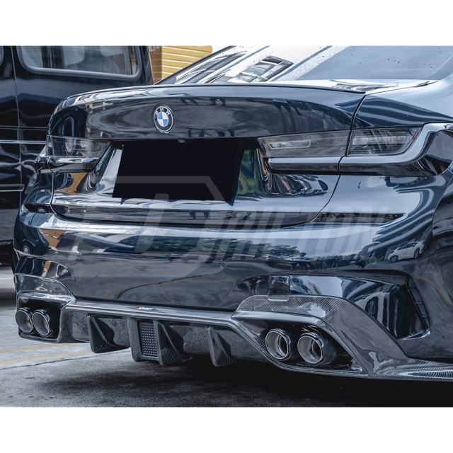 CMST Style Carbon Fiber Rear Diffuser For BMW 3 Series G20 2019-2022