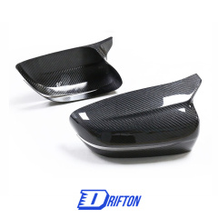 M5 Style Dry Carbon Fiber Add On Mirror Cover For BMW 3 Series G20 2019-2025 LHD RHD