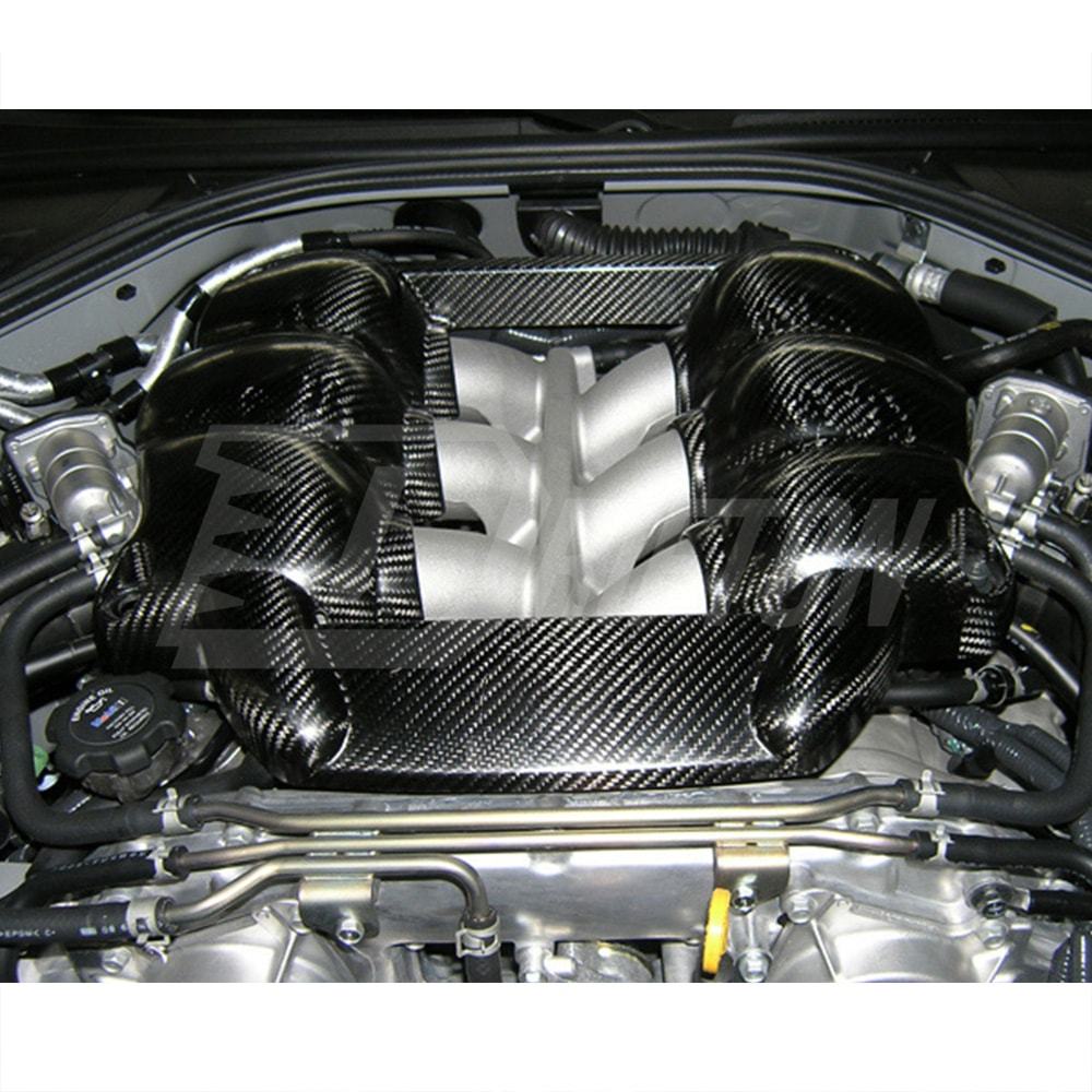 MINES Style Carbon Fiber Engine Cover For Nissan R35 GTR 2008-2026