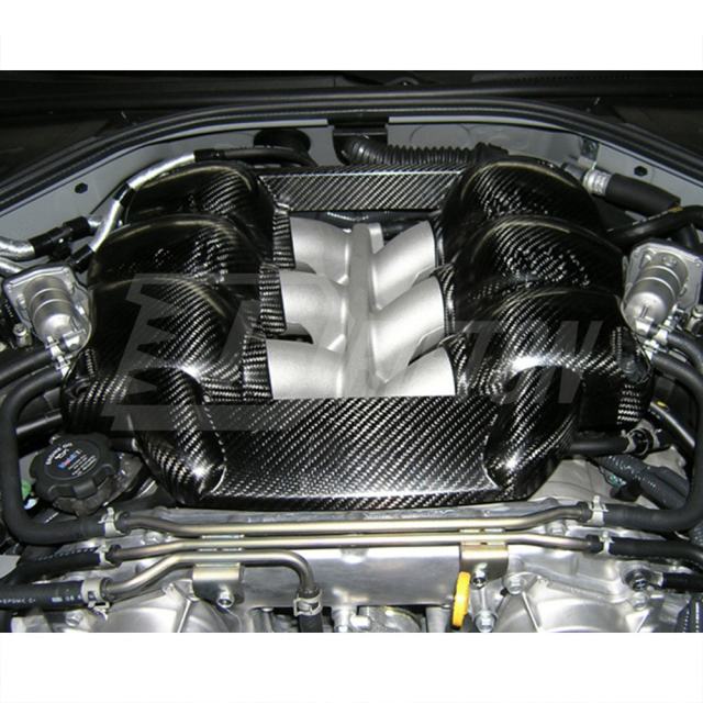 MINES Style Carbon Fiber Engine Cover For Nissan R35 GTR 2008-2026