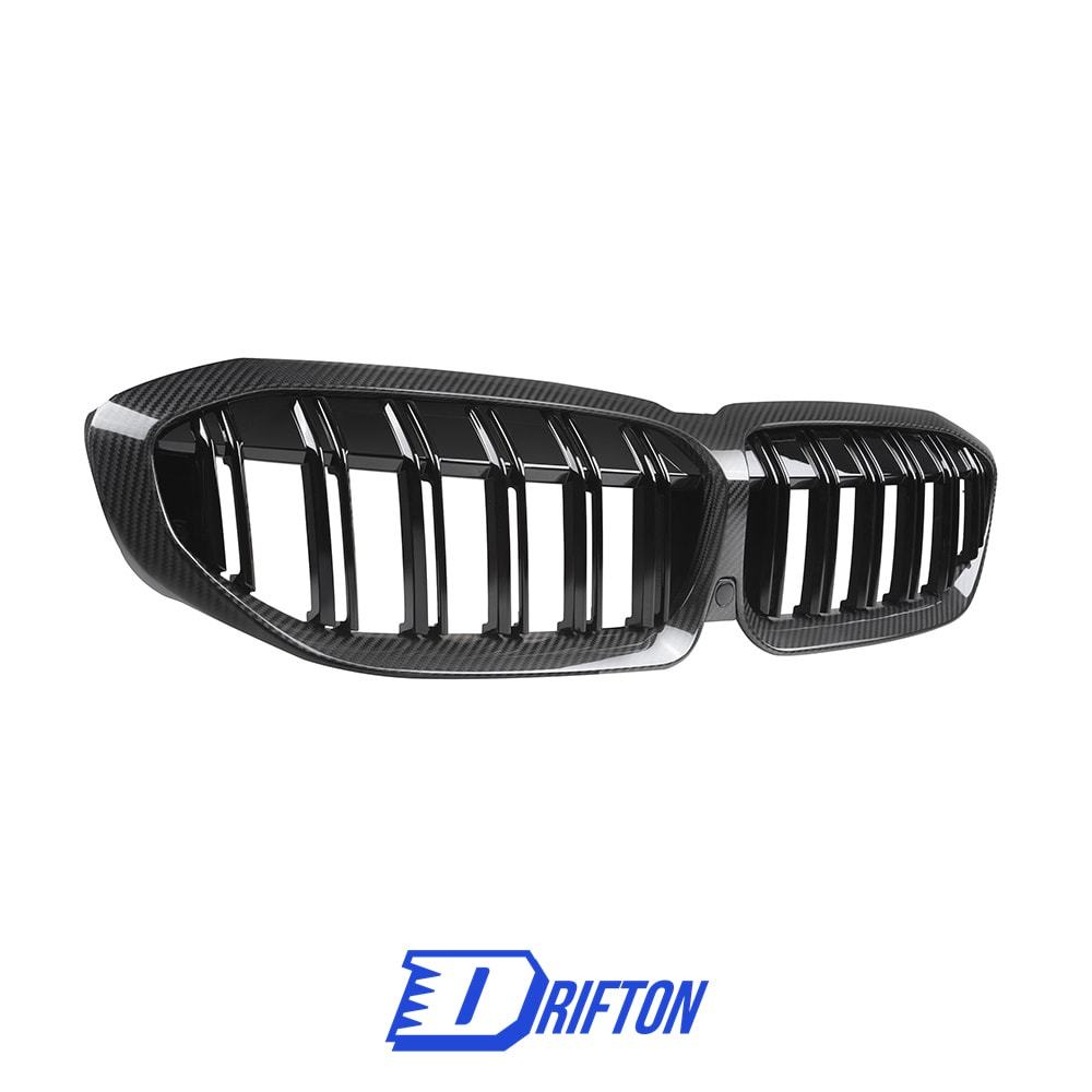 Dry Carbon Fiber Front Grill For BMW 3 Series G20 2019-2022