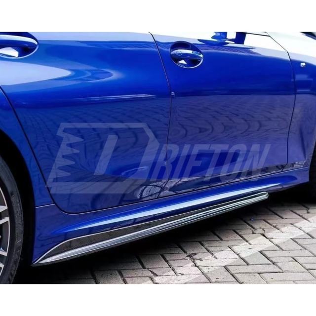 MP Style Carbon Fiber Side Skirt For BMW 3 Series G20 2019-2025