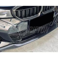 TAKD V2 Style Dry Carbon Fiber Front Lip For BMW 3 Series G20 2019-2022