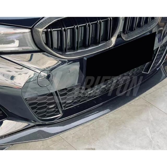 TAKD V2 Style Dry Carbon Fiber Front Lip For BMW 3 Series G20 2019-2022