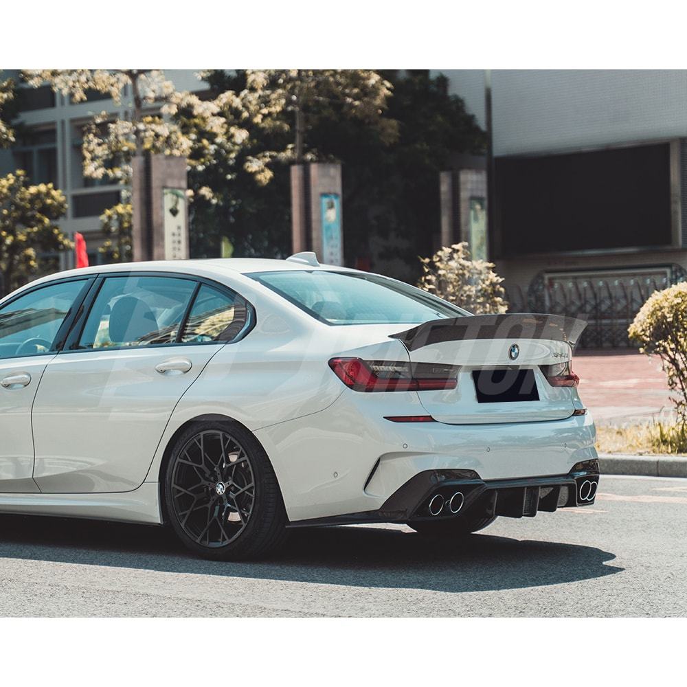 CMST Style Carbon Fiber Rear Trunk Spoiler Wing For BMW 3 Series G20 2019-2025