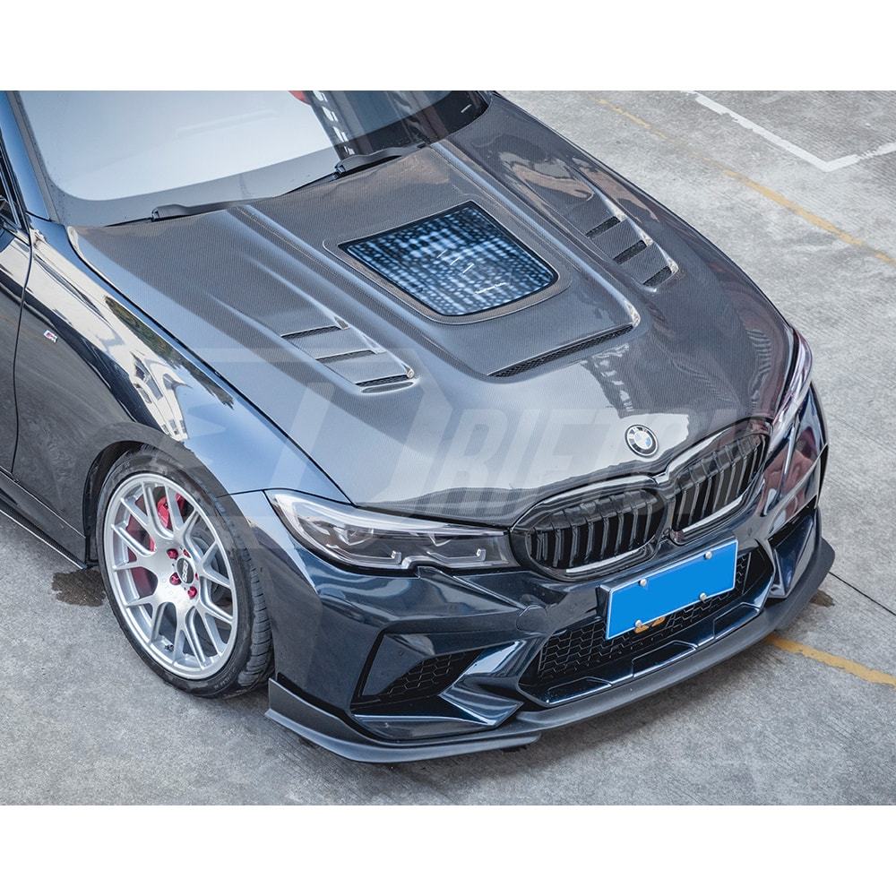 CMST Style Carbon Fiber Glass Transparent Hood Bonnet For BMW 3 Series G20 2019-2025
