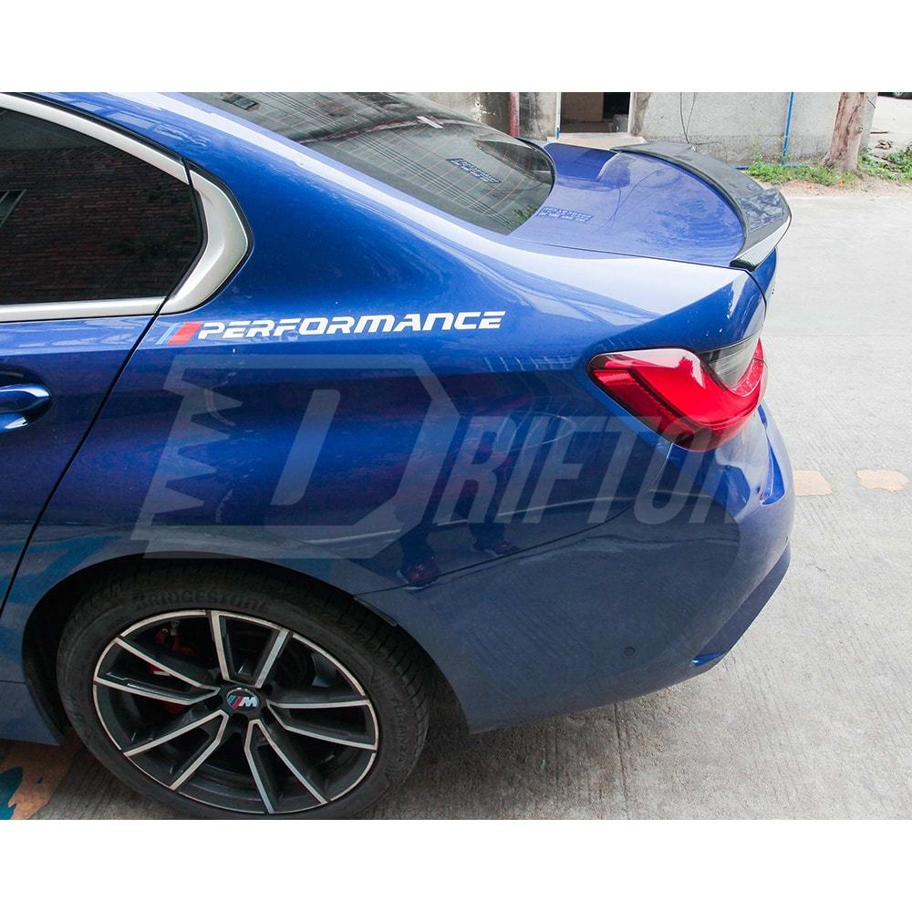 CS Style Dry Carbon Fiber Trunk Spoiler Rear Wing For BMW 3 Series G20 2019-2025