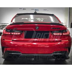 CMST Style Carbon Fiber Rear Diffuser For BMW 3 Series G20 2019-2022