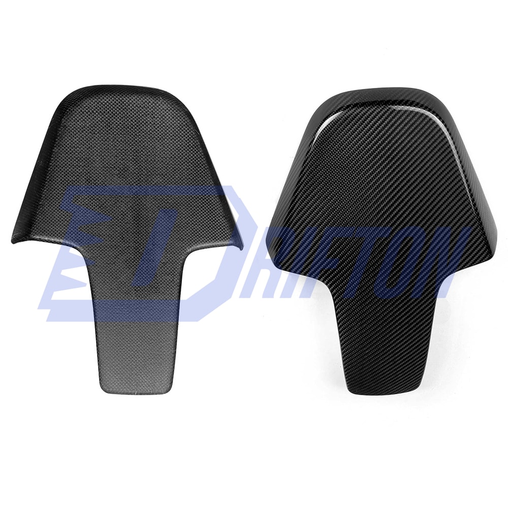 Dry Carbon Fiber Car Seat Back Trims For BMW M8 F90 F91 F92 F93 2020-2024