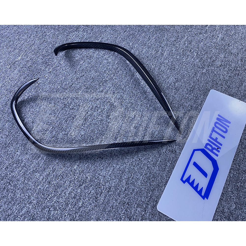 Dry Carbon Fiber Front Bumper Vent Cover Air Inlet Trim For Mclaren GT