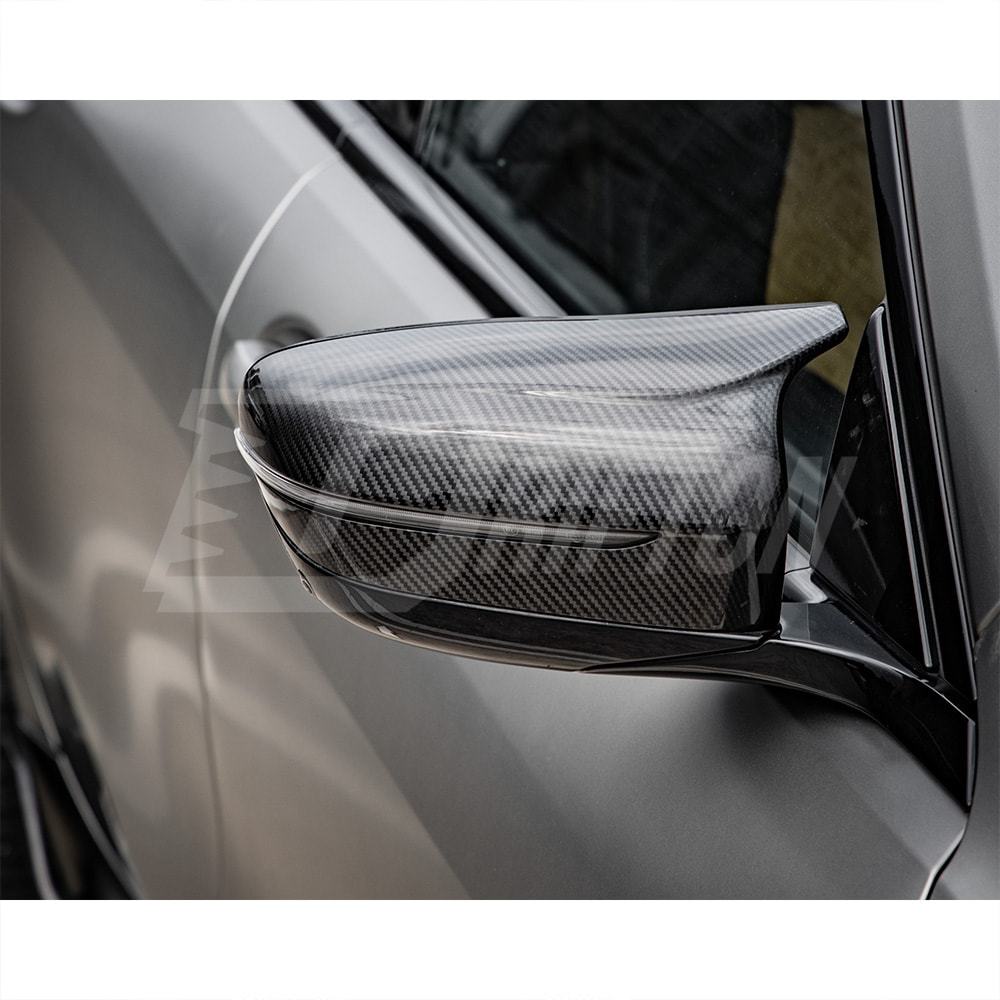 Dry Carbon Fiber Replacement Mirror Cover For BMW M8 F91 F92 F93 2020-2024
