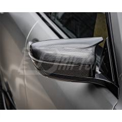 Dry Carbon Fiber Replacement Mirror Cover For BMW M8 F91 F92 F93 2020-2024