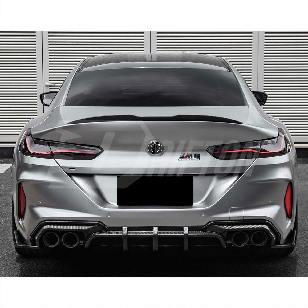 MP Style Dry Carbon Fiber Rear Spoiler Trunk Wing For BMW M8 F91 F92 F93 2020-2024