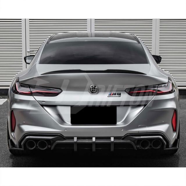 MP Style Dry Carbon Fiber Rear Spoiler Trunk Wing For BMW M8 F91 F92 F93 2020-2024