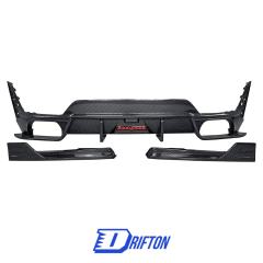 TAKD Style Dry Carbon Fiber Rear Diffuser For BMW 3 Series G20 LCI 2023-On