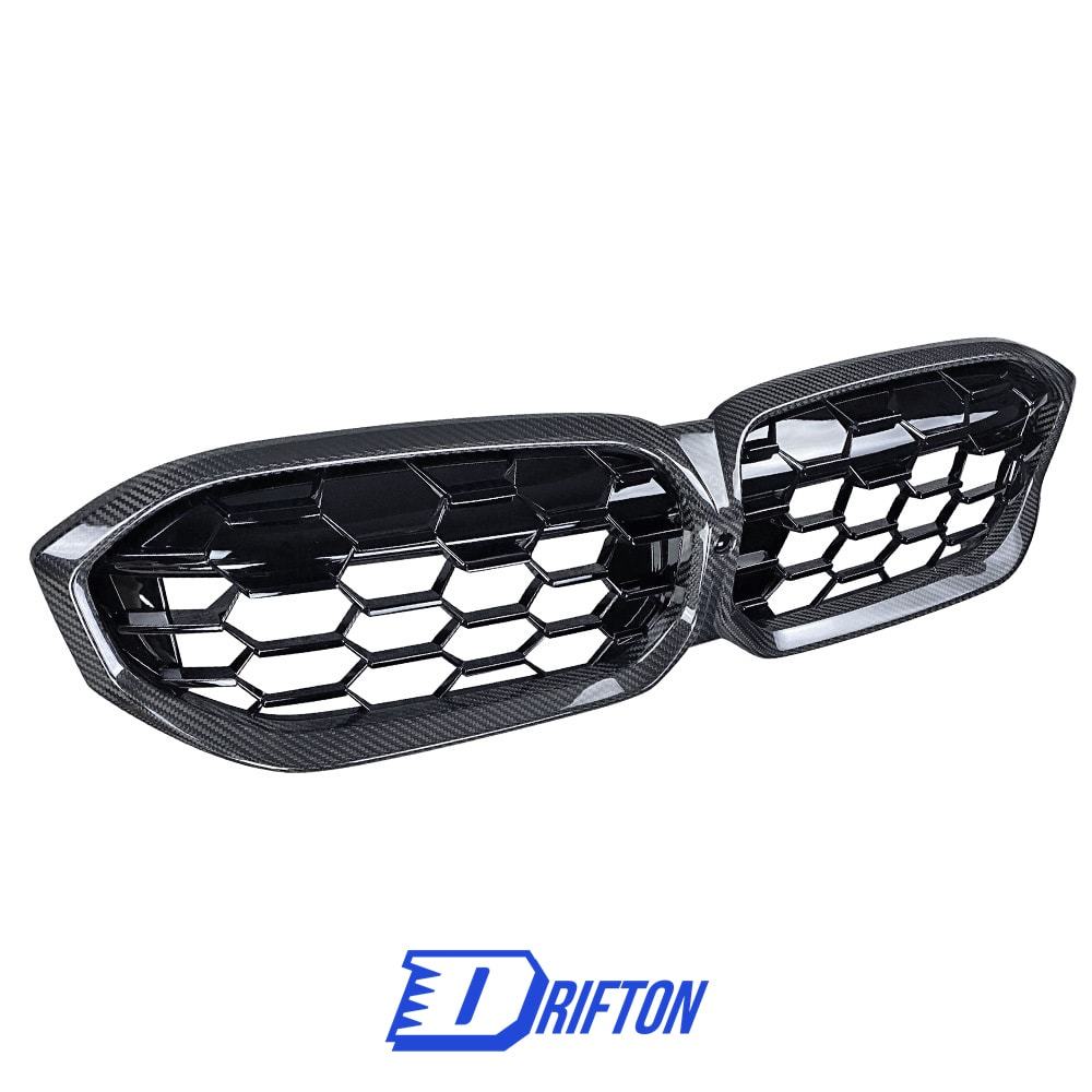 MP Style Dry Carbon Fiber Front Grill For BMW 3 Series G20 LCI 2023-On