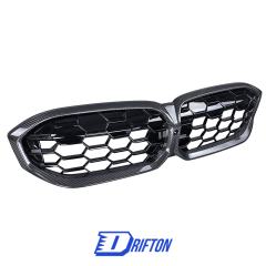 MP Style Dry Carbon Fiber Front Grill For BMW 3 Series G20 LCI 2023-On