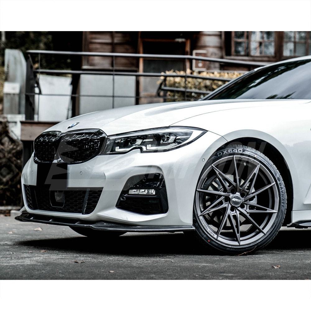 FD Style Carbon Fiber Front Lip For BMW 3 Series G20 2019-2022