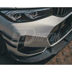 TAKD Style Dry Carbon Fiber Front Canards For BMW 3 Series G20 LCI 2023-On