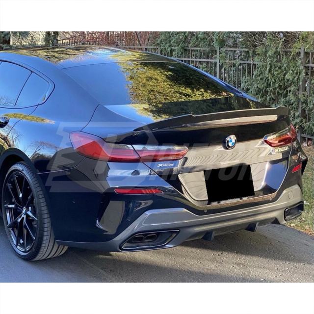 V Style Dry Carbon Fiber Rear Spoiler Trunk Wing For BMW M8 F91 F92 F93 2020-2024