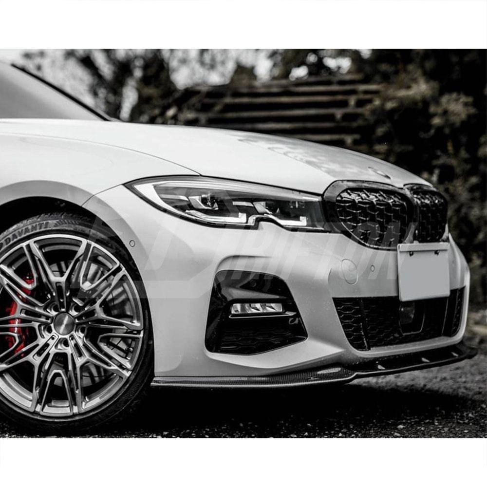 FD Style Carbon Fiber Front Lip For BMW 3 Series G20 2019-2022
