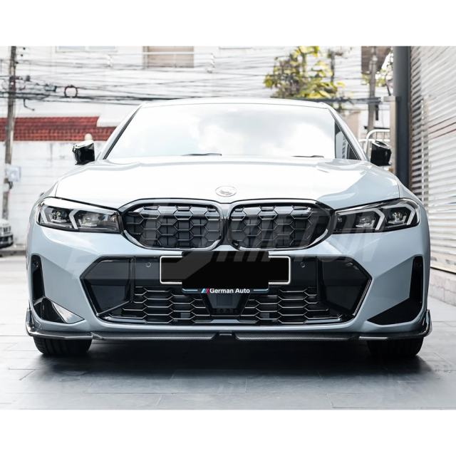 MP Style Dry Carbon Fiber Front Lip For BMW 3 Serises G20 LCI 2023-On