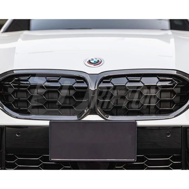 MP Style Dry Carbon Fiber Front Grill For BMW 3 Series G20 LCI 2023-On
