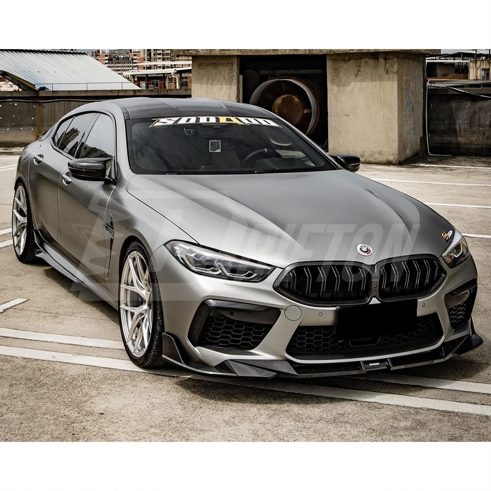SQ Style Dry Carbon Fiber Side Skirt For BMW M8 F91 F92 F93 2020-2024