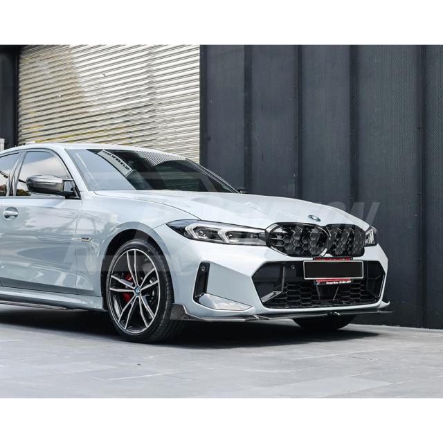 MP Style Dry Carbon Fiber Front Lip For BMW 3 Serises G20 LCI 2023-On