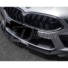 SQ Style Dry Carbon Fiber Front Lip For BMW M8 F91 F92 F93 2020-2024