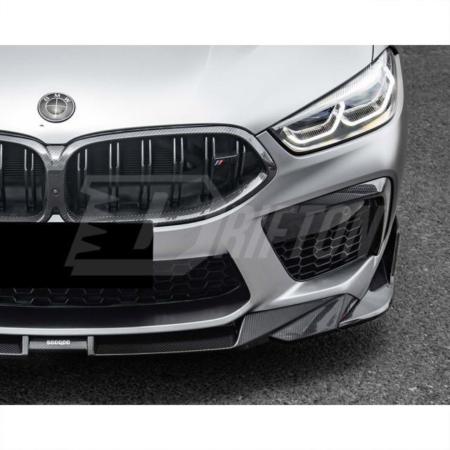 SQ Style Dry Carbon Fiber Front Lip For BMW M8 F91 F92 F93 2020-2024