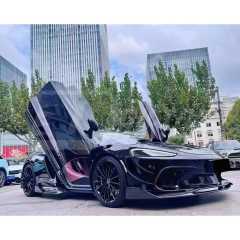 Dry Carbon Fiber Front Bumper Vent Cover Air Inlet Trim For Mclaren GT