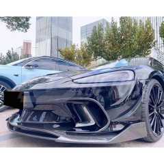 Dry Carbon Fiber Front Bumper Vent Cover Air Inlet Trim For Mclaren GT