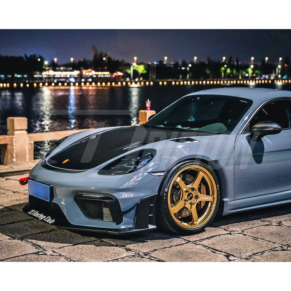 GT4RS Half Carbon Fiber Fender For Porsche 718 Cayman Boxster 2016-2025